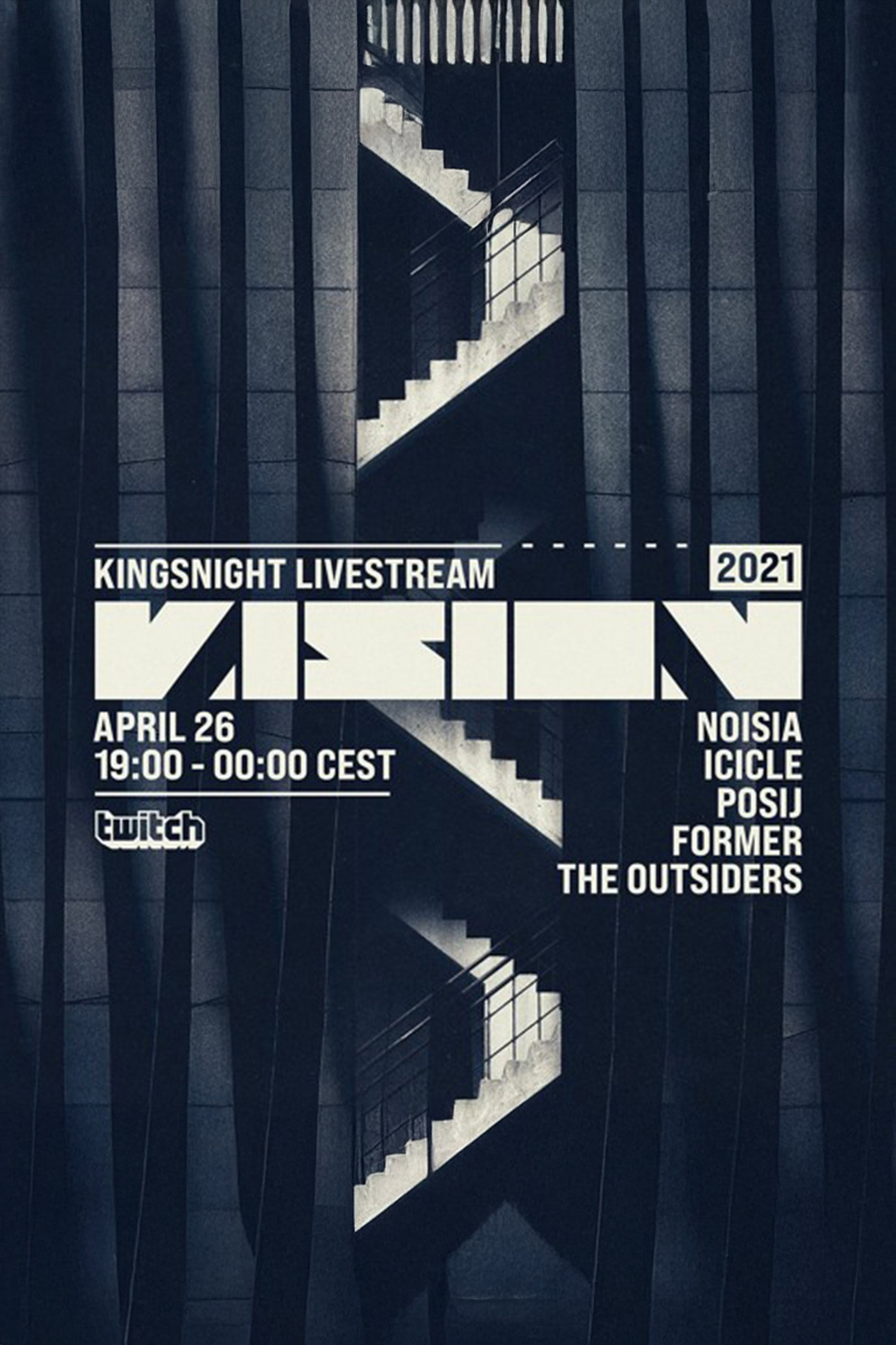 Noisia - Live at VISION Kingsnight Poster