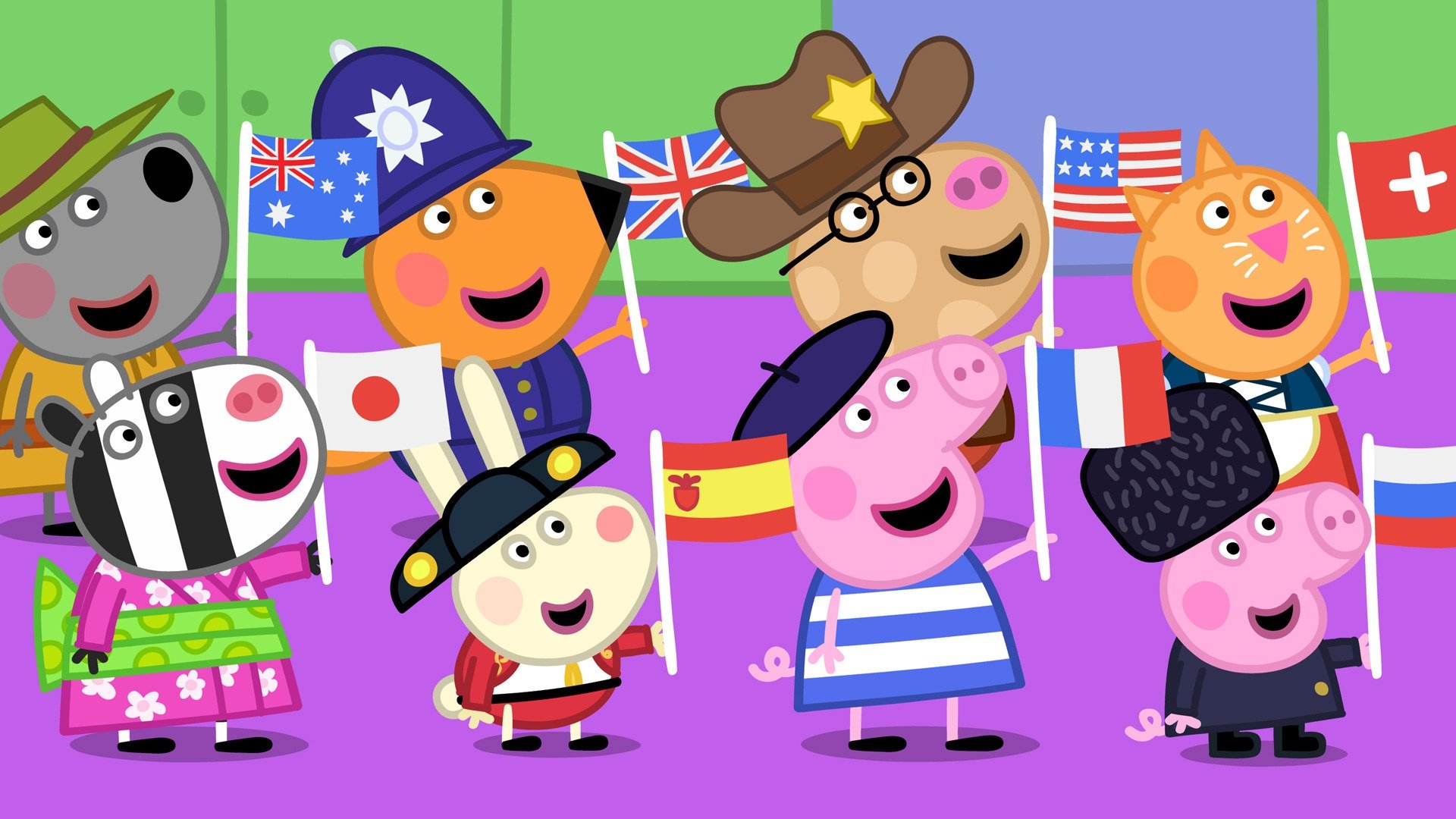 Peppa Pig Season 4 :Episode 8  International Day