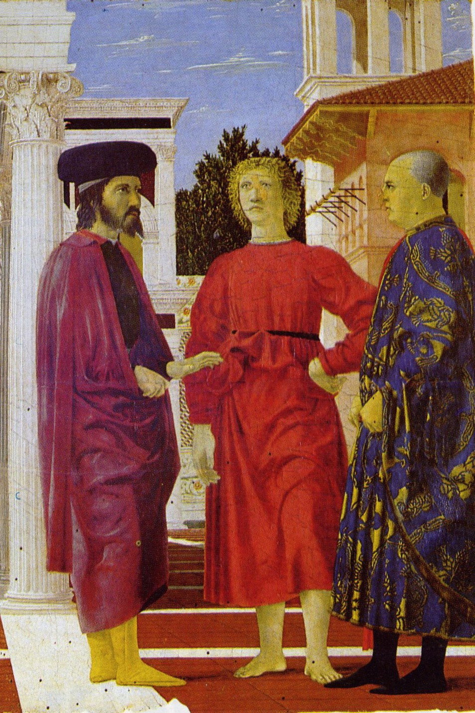 Piero Della Francesca « Le rêve de la diagonale, La Flagellation » Poster