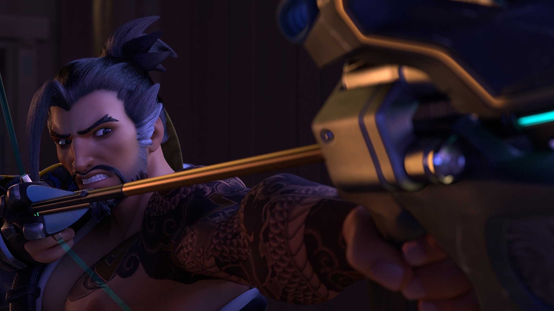 Overwatch: Dragons background
