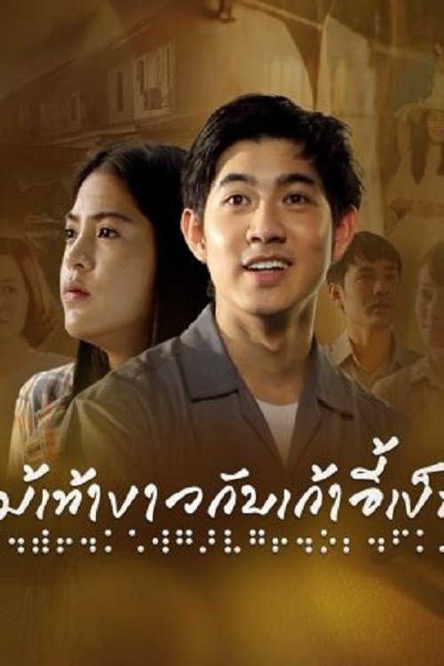 ไม้เท้าขาวกับเก้าอี้เข็น