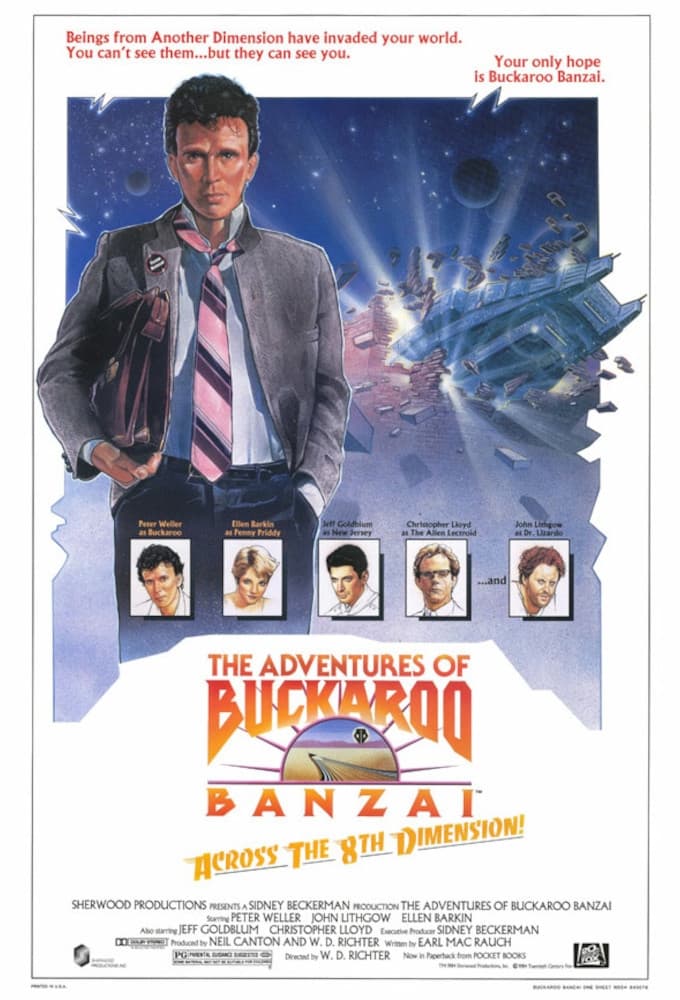 The Adventures of Buckaroo Banzai Across the 8th Dimension Movie poster