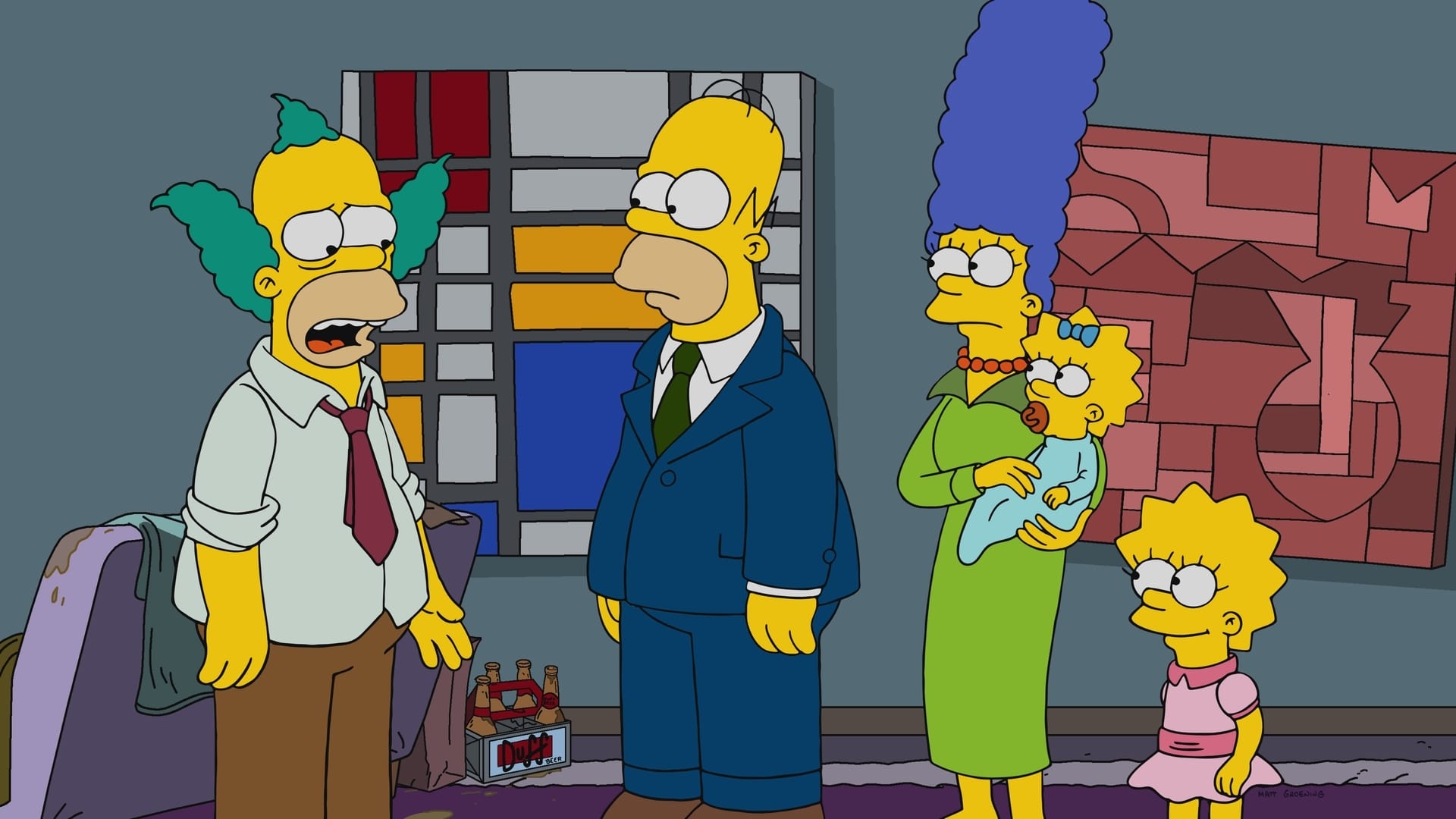 The Simpsons Season 29 :Episode 14  Fears of a Clown