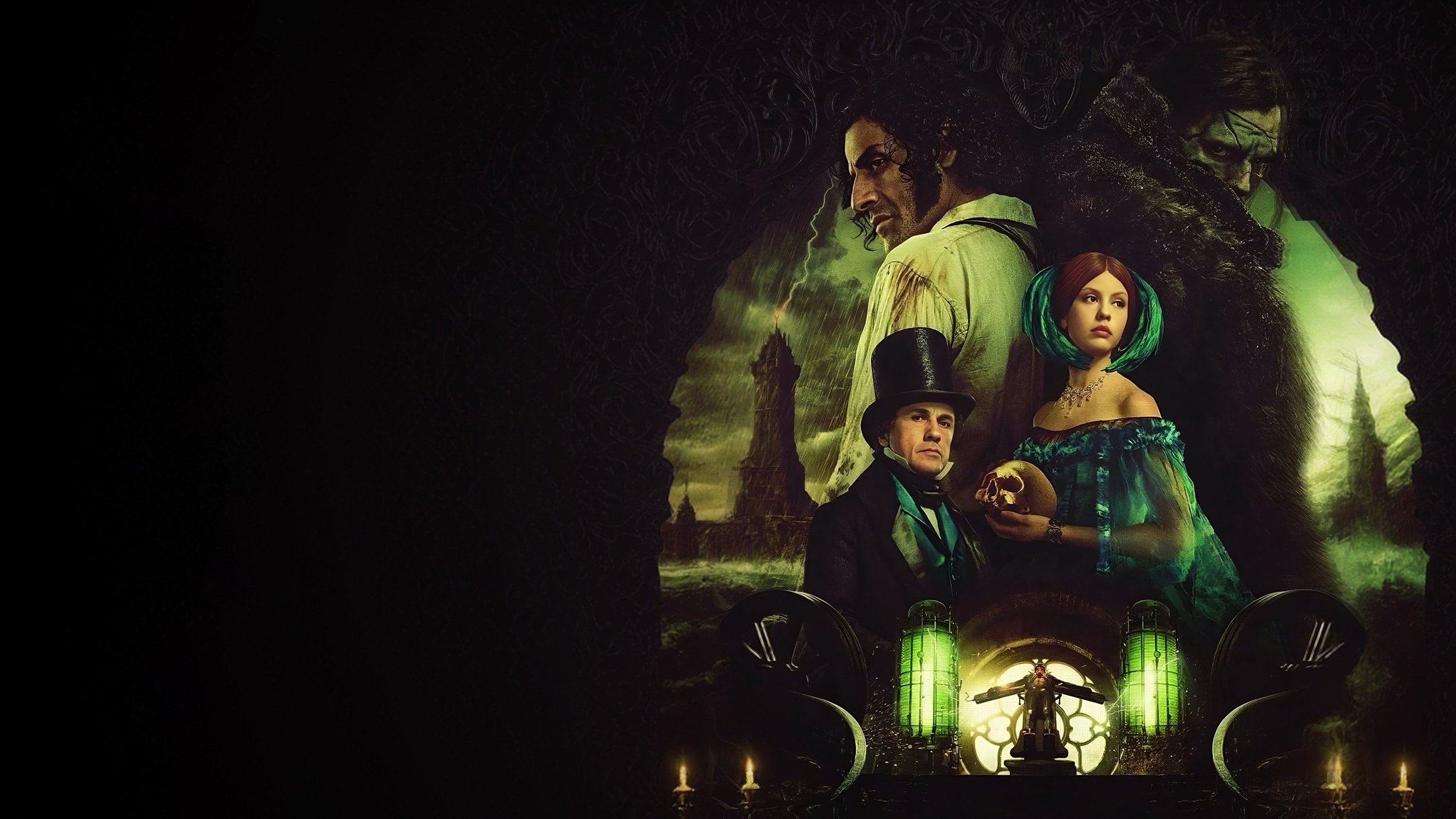 Frankenstein backdrop