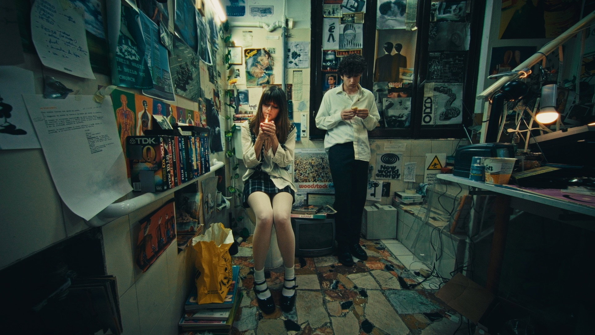 Pizza Flash Backdrop Blur