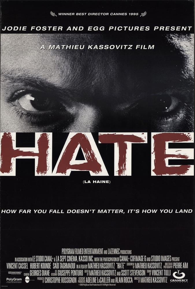 La Haine Movie poster