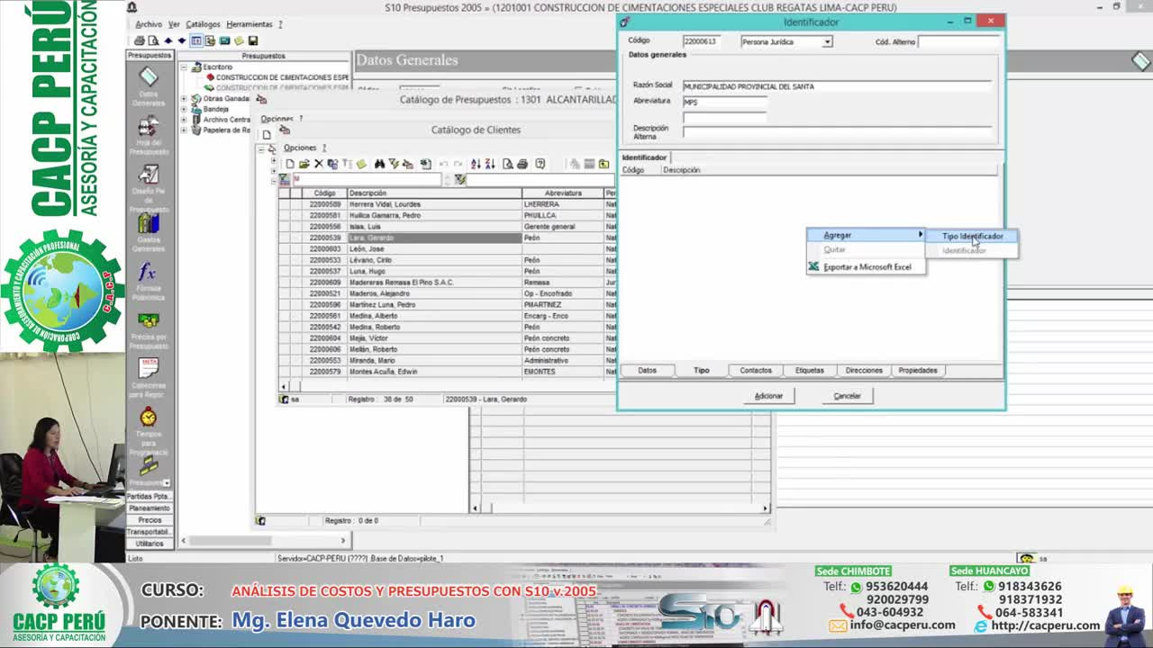 PROGRAMACION, METRADOS, COSTOS,PRESUPUESTOS Y VALORIZACION DE OBRAS Season 1 :Episode 21  Episode 21