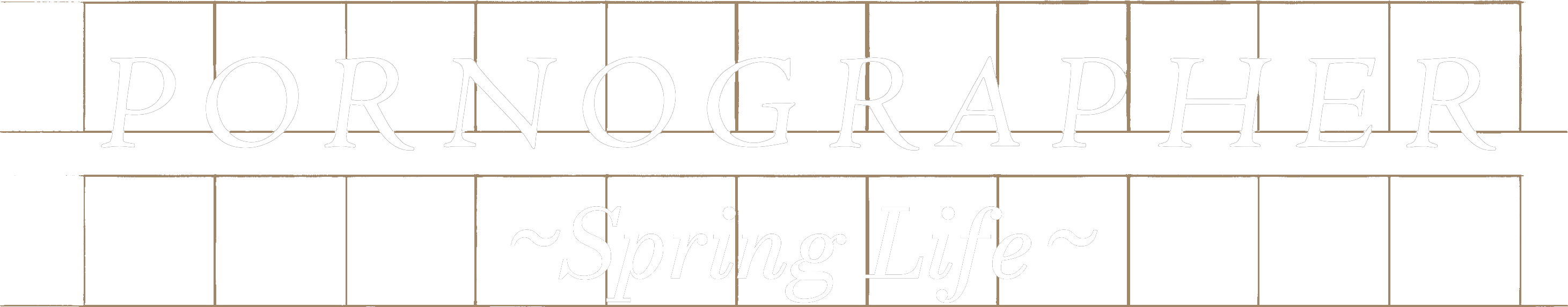 Pornographer - Spring Life Logo