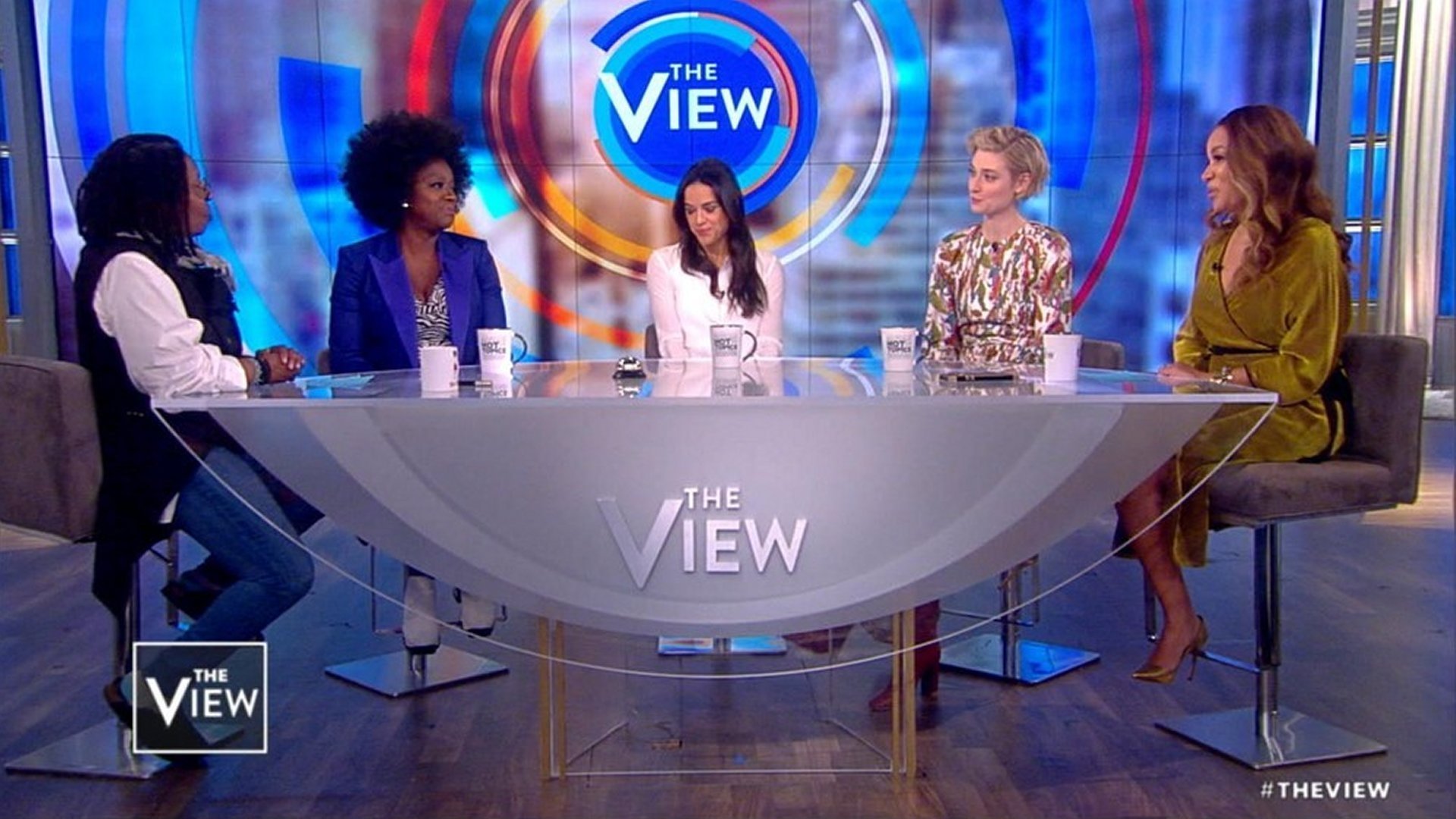 The View Season 22 :Episode 53  Viola Davis, Michelle Rodriguez, and Elizabeth Debicki