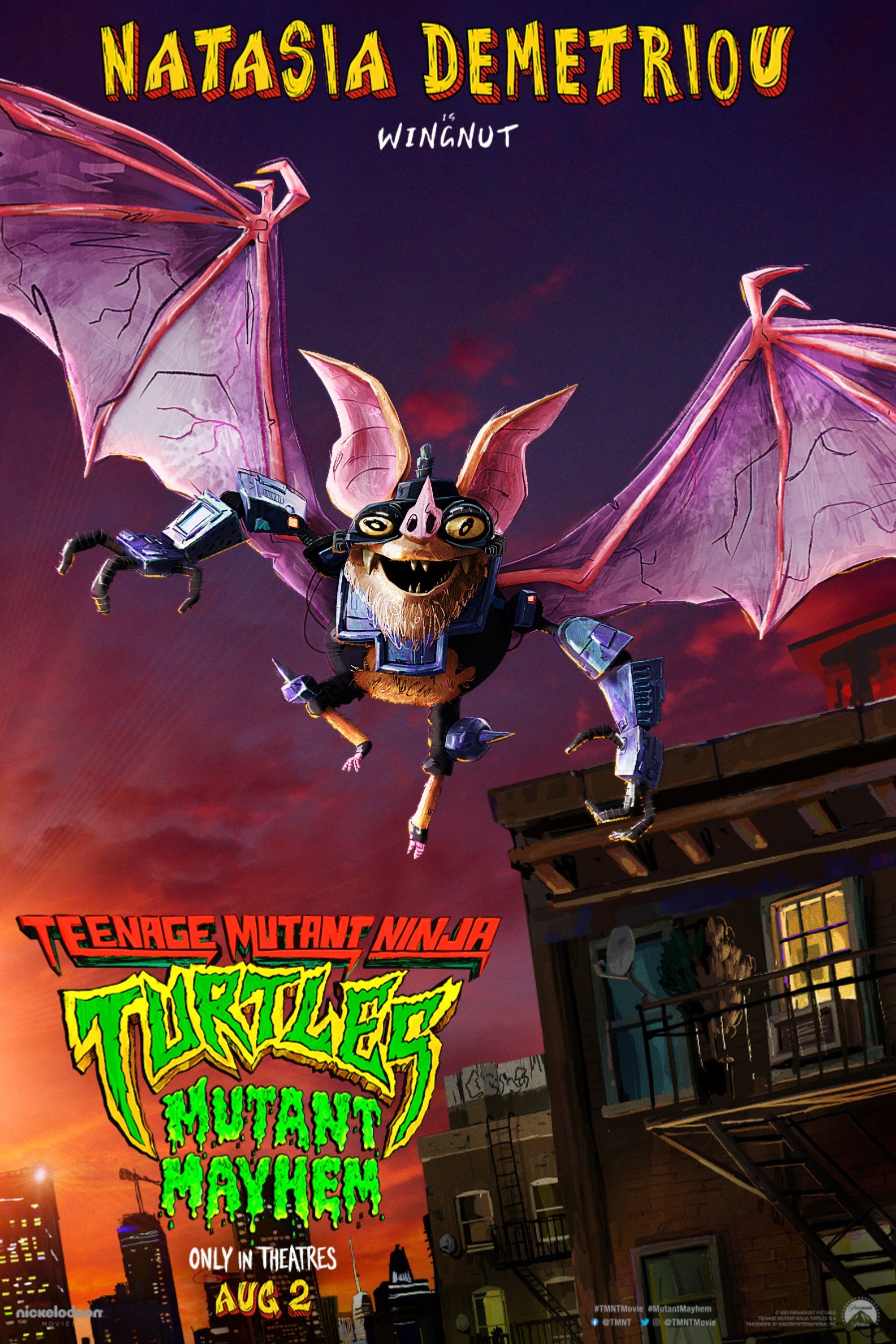 WATCH !! Teenage Mutant Ninja Turtles: Mutant Mayhem (2023) FULLMOVIE ONLINE FREE ENGLISH/Dub/SUB Animation STREAMINGS Movie Poster