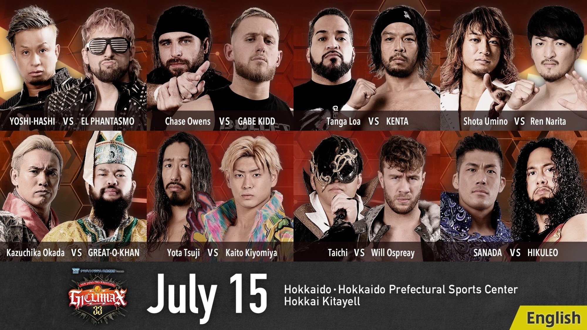 NJPW G1 Climax 33: Day 1