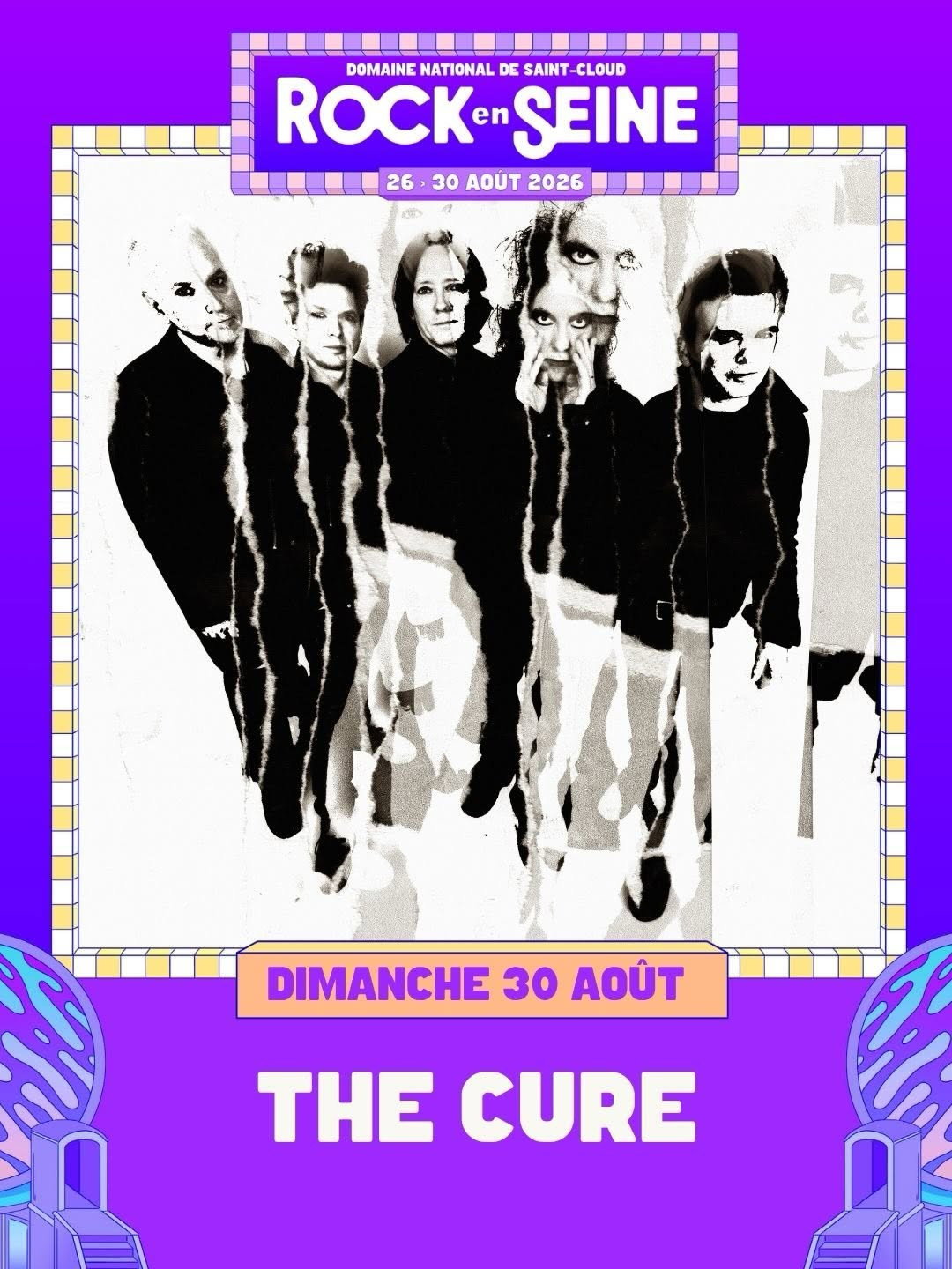 The Cure - Rock en Seine Poster
