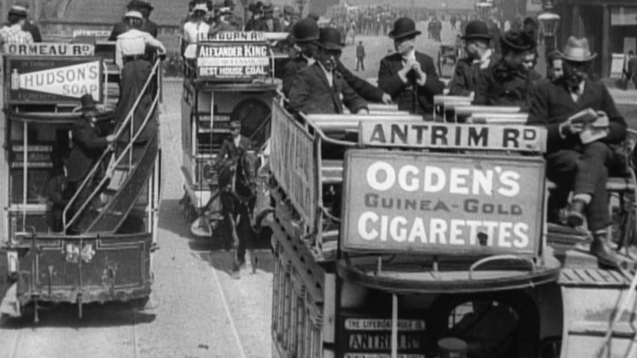 Ride on the Tram Car through Belfast (1901)