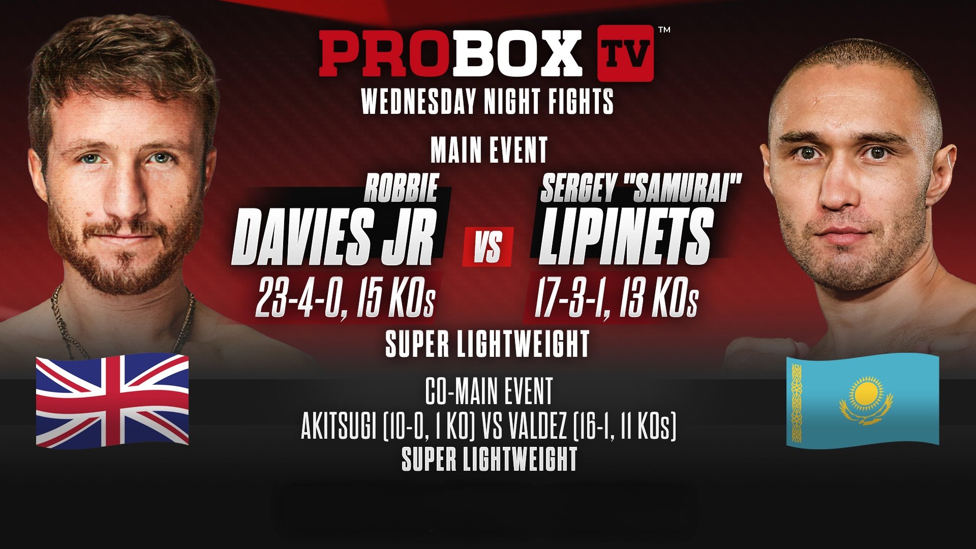 Robbie Davies Jr vs. Sergey Lipinets