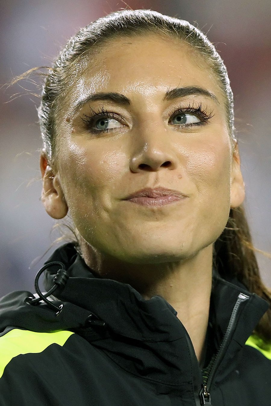 Hope Solo's picture in the cast