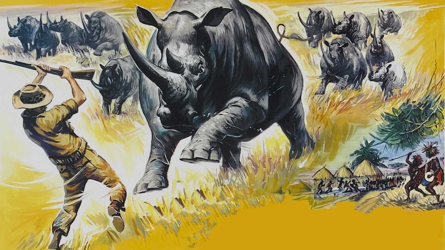 Sur la piste du rhinocéros blanc (1964)