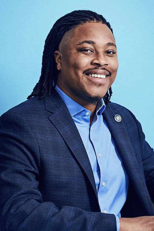 et billede af Malcolm Kenyatta