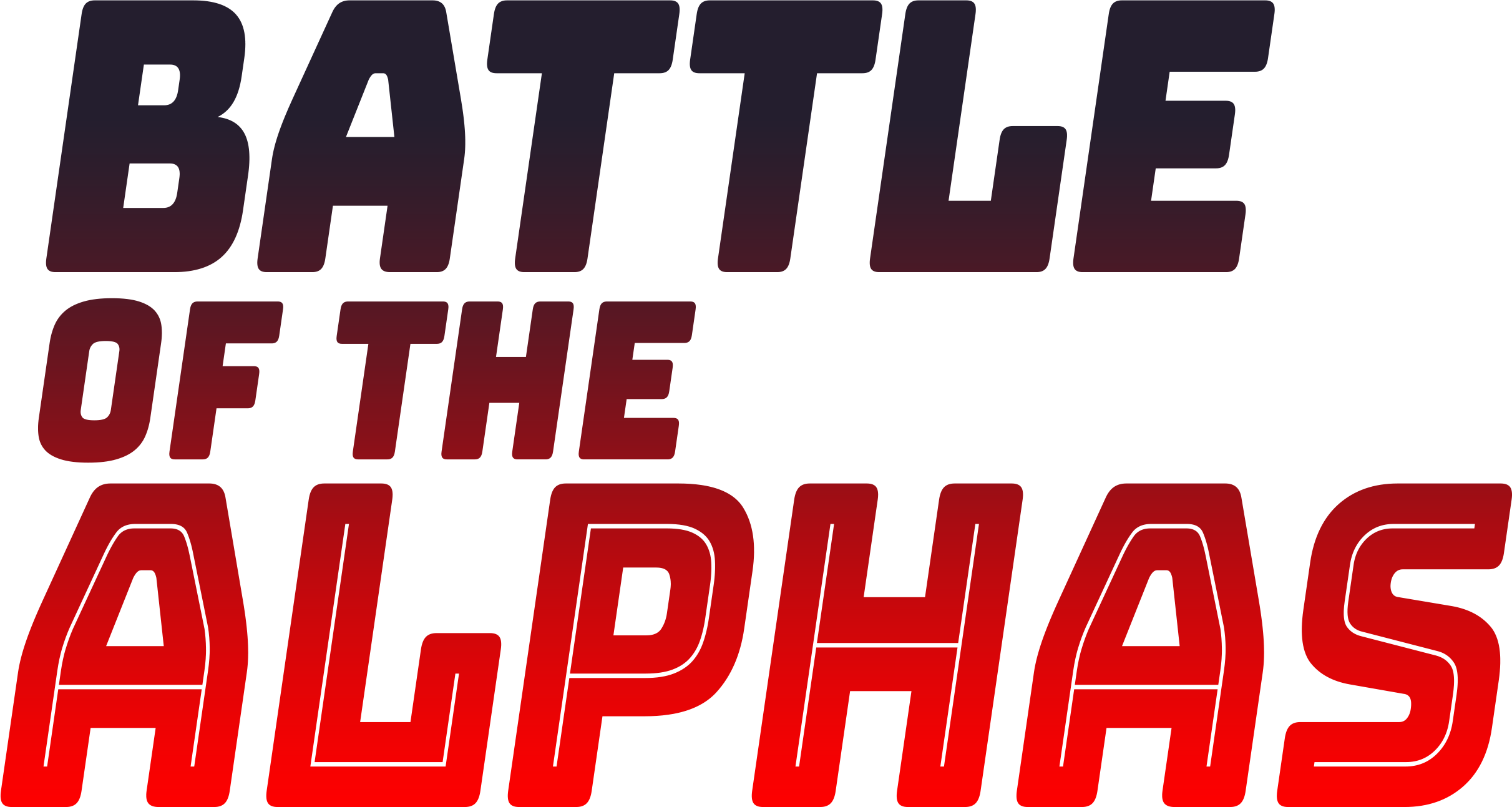 Battle of the Alphas Logo