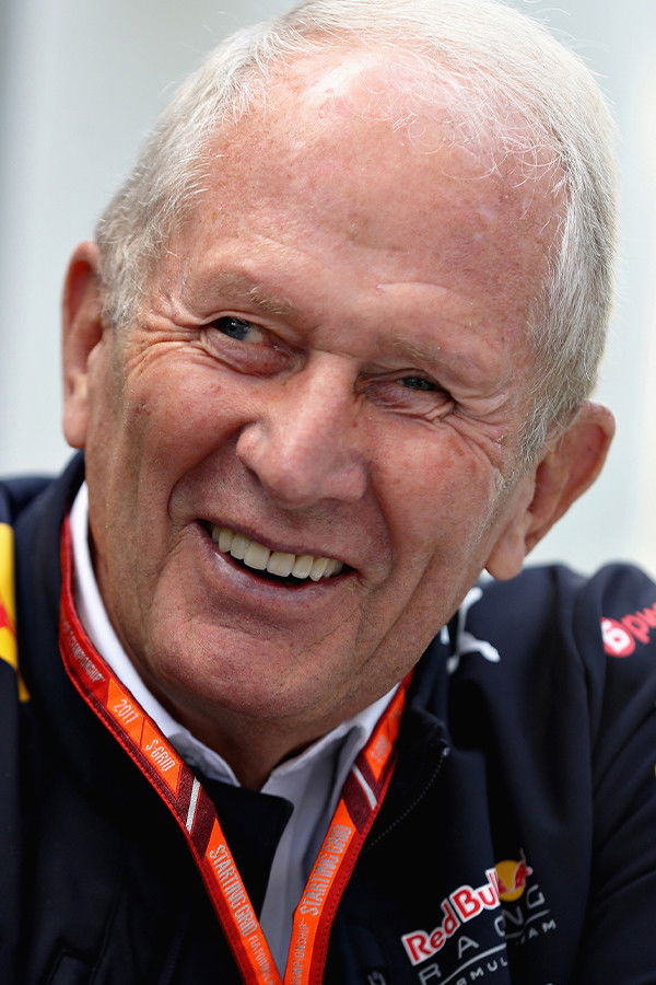 et billede af Helmut Marko