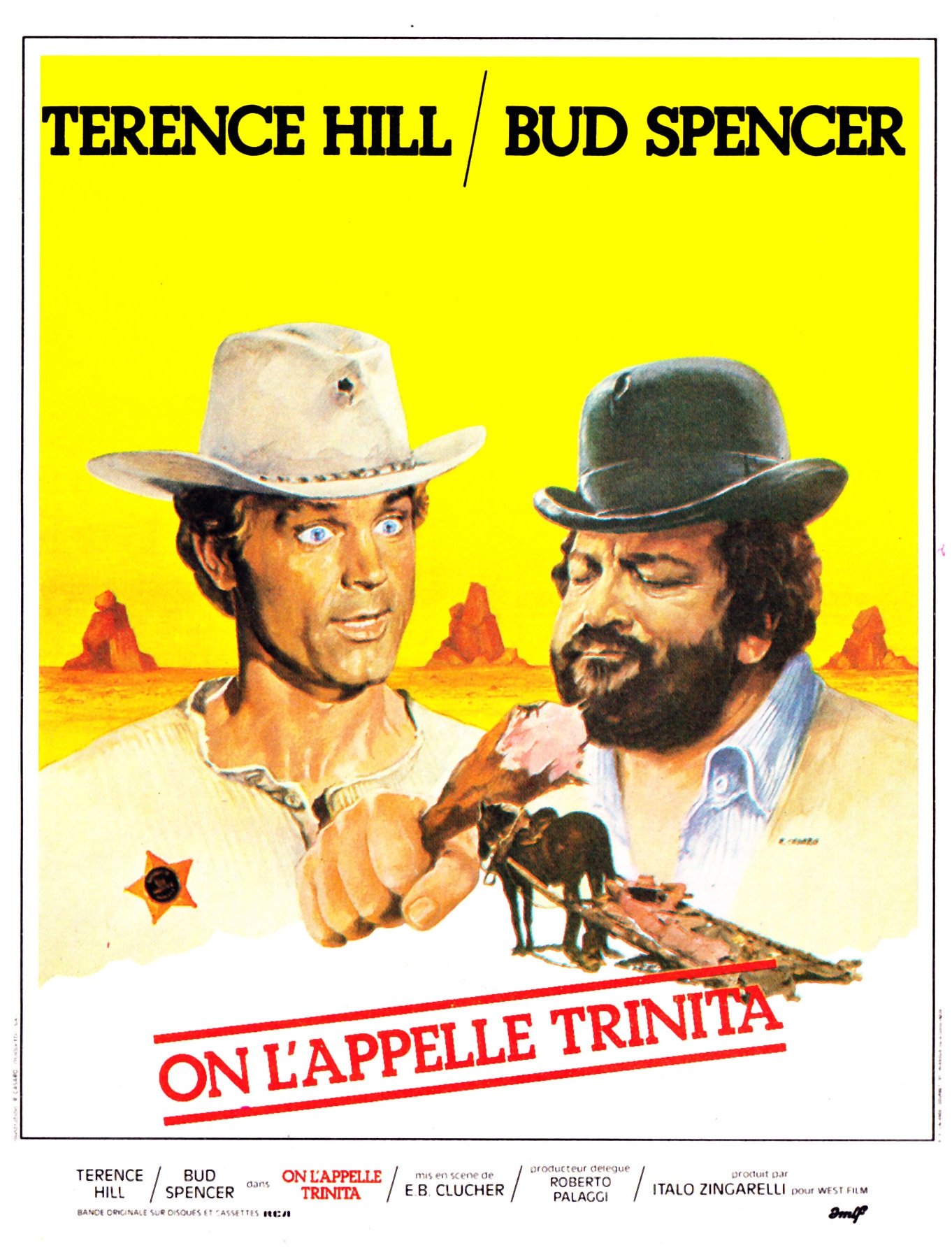 Affiche du film On l'appelle Trinita 15545