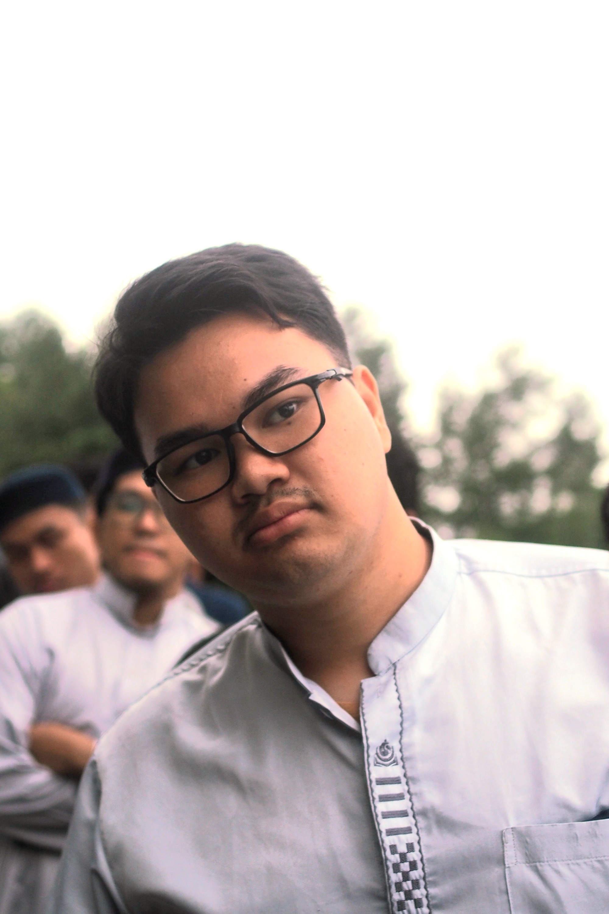 Profile Ghazian Daffa with character Santri
