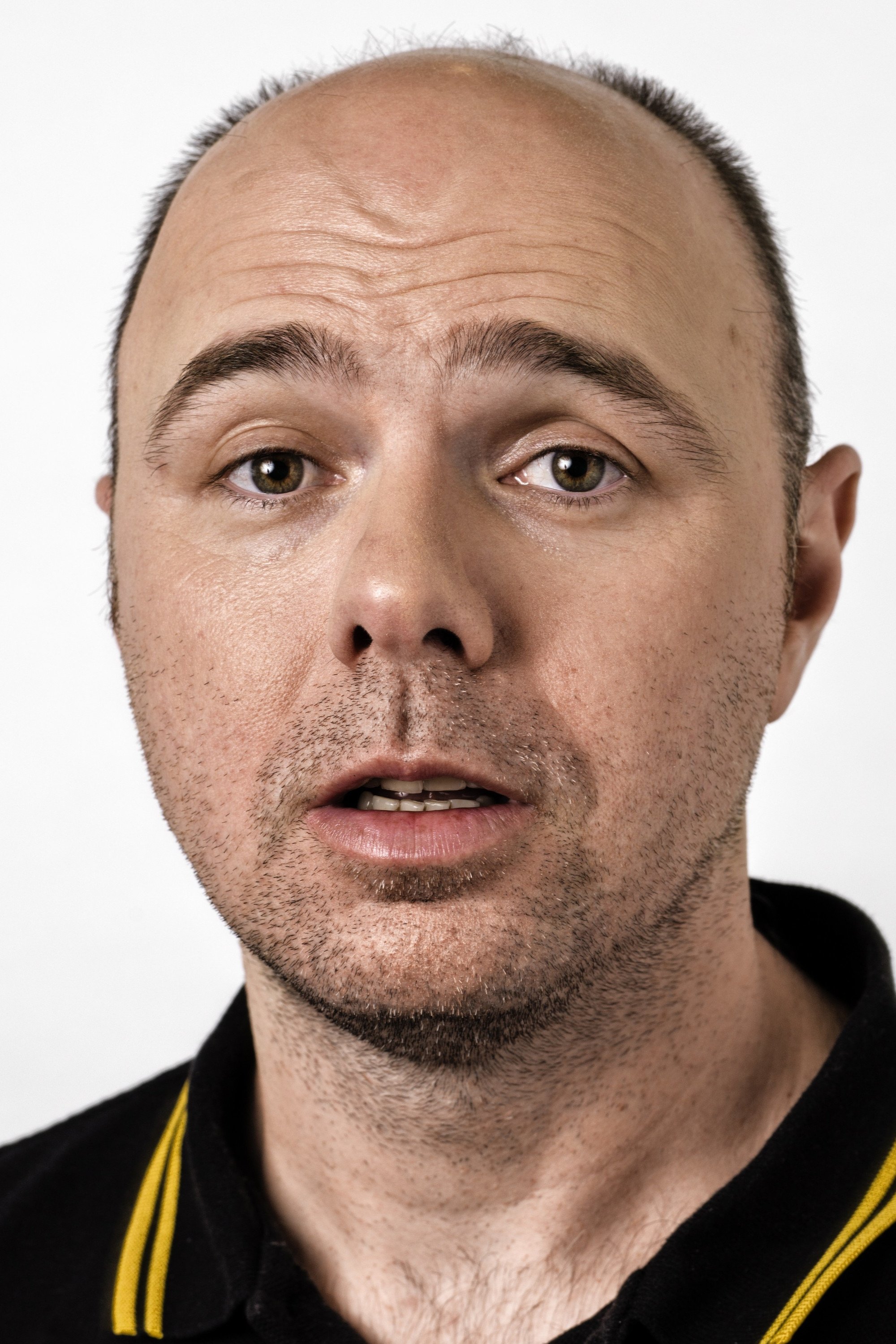 et billede af Karl Pilkington