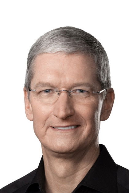 et billede af Tim Cook