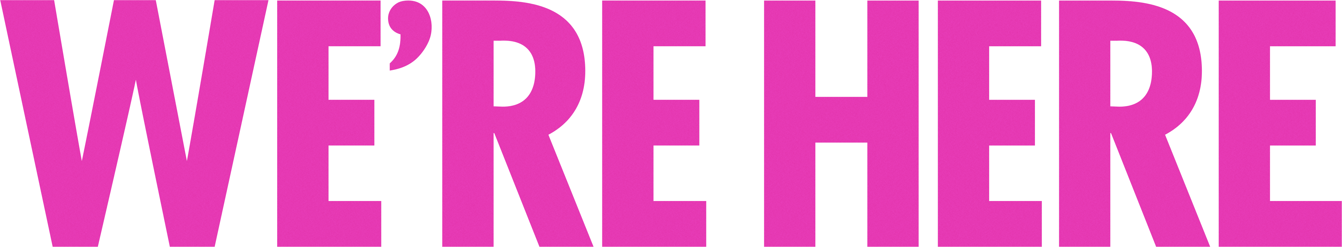 We're Here Logo