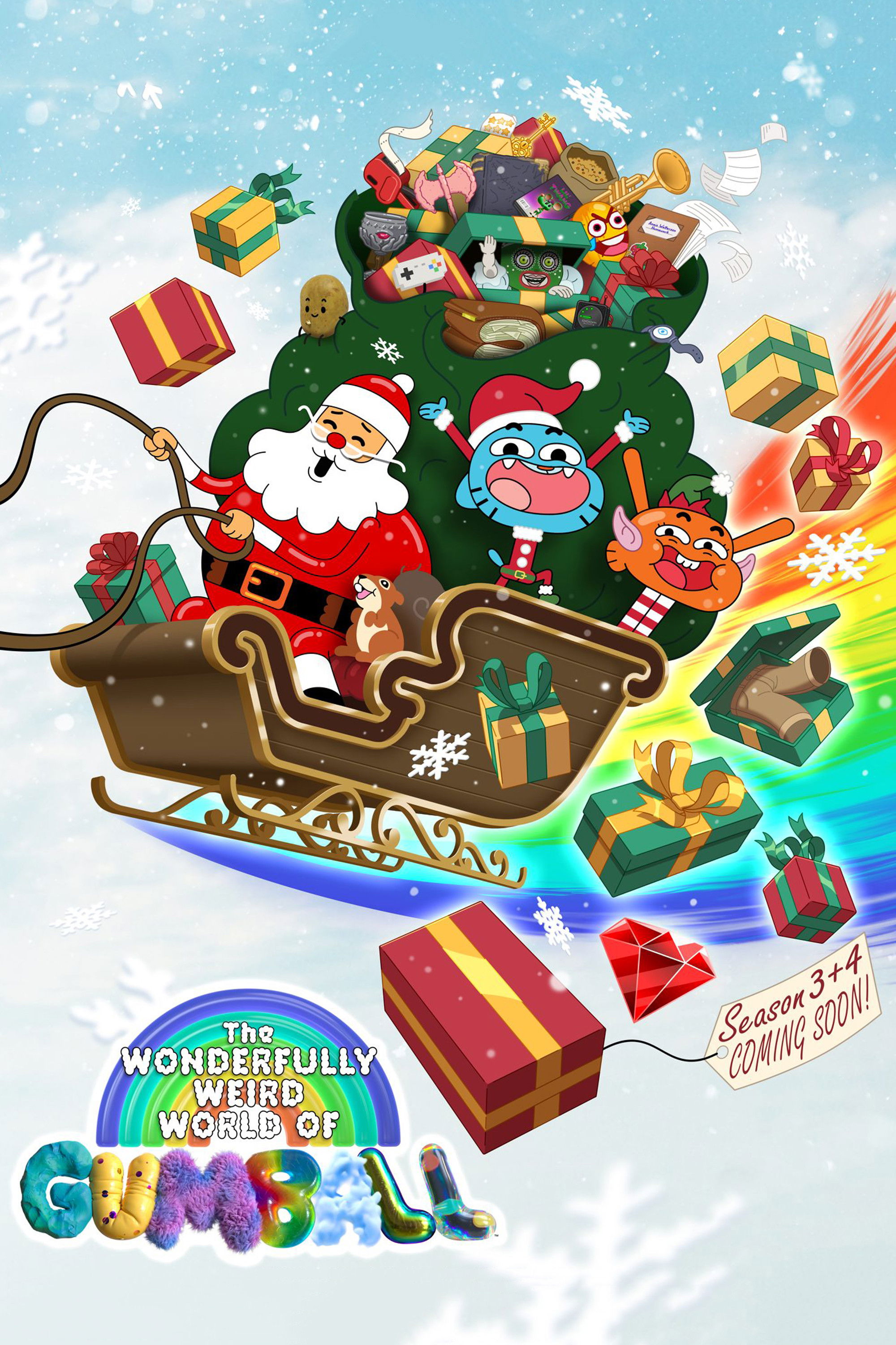 poster season The Wonderfully Weird World of Gumball Season 3 + 4