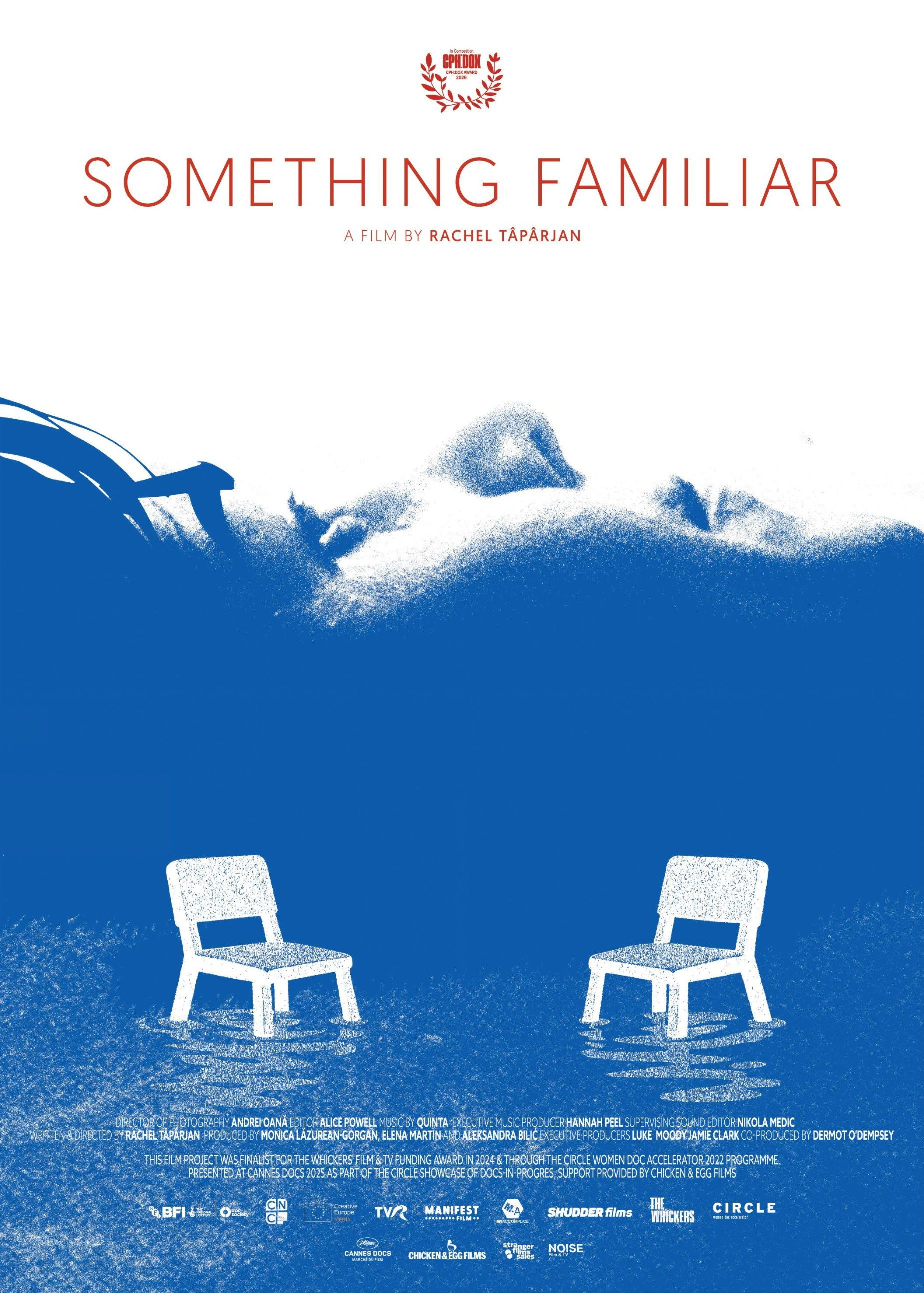 Plakat, der markedsfører Something Familiar