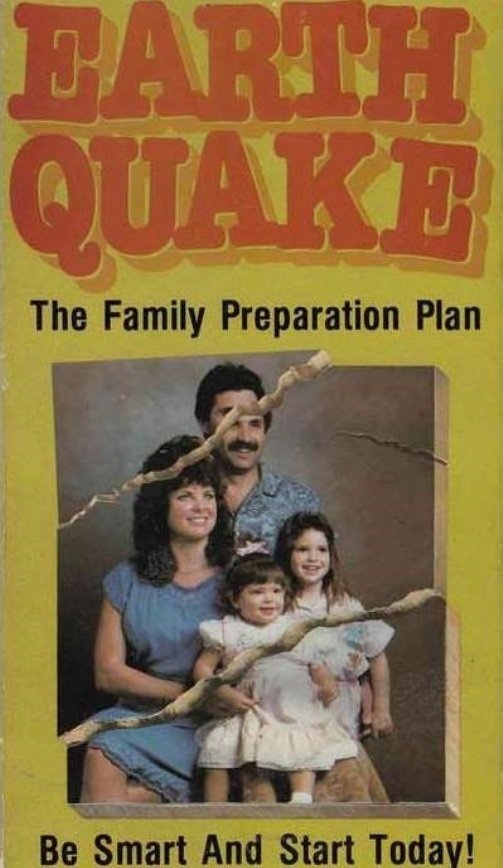 Earthquake: The Family Preparation Plan Poster