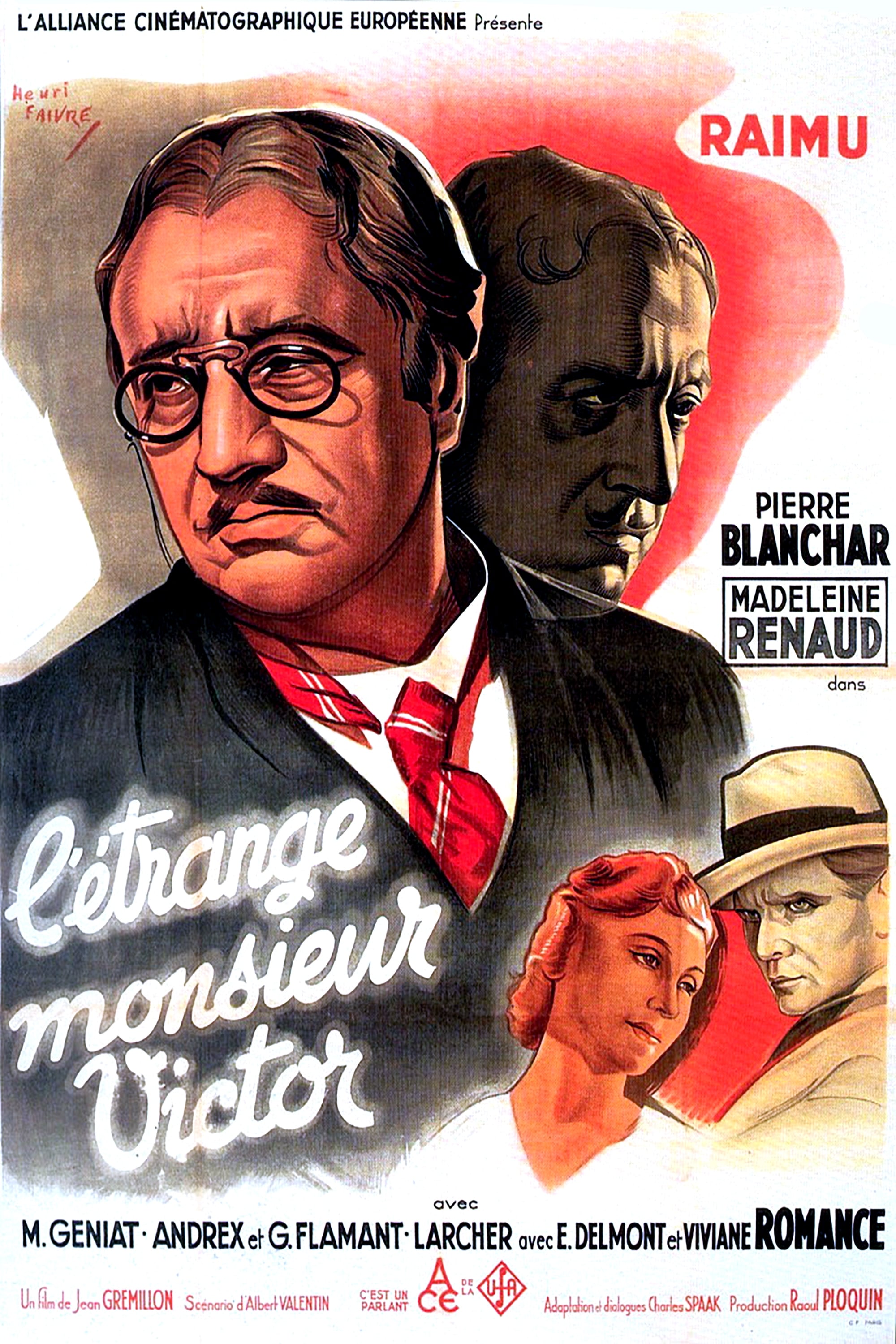 Affiche du film L'étrange Monsieur Victor 11786