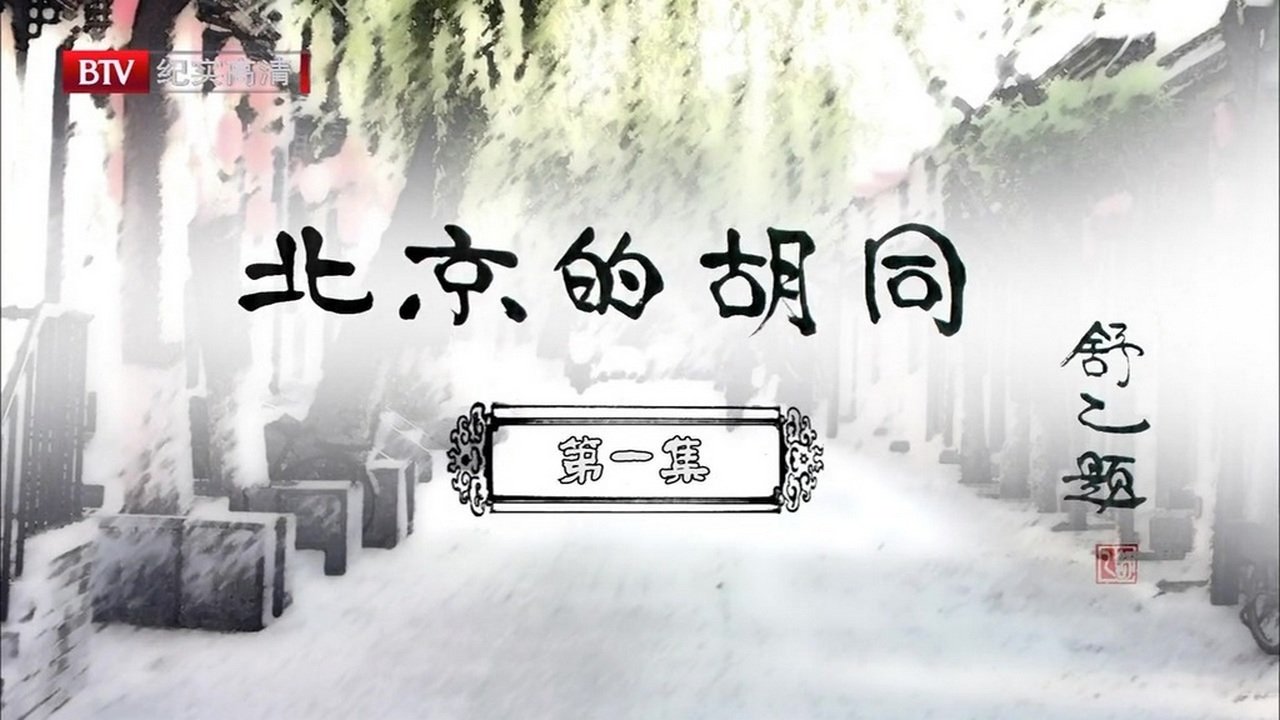 北京的胡同 poster