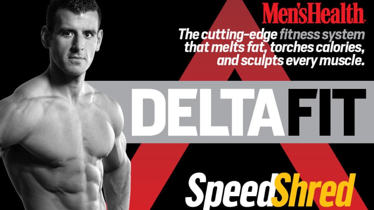 Men's Health DeltaFit Speed Shred - HEAT Workout A backdrop