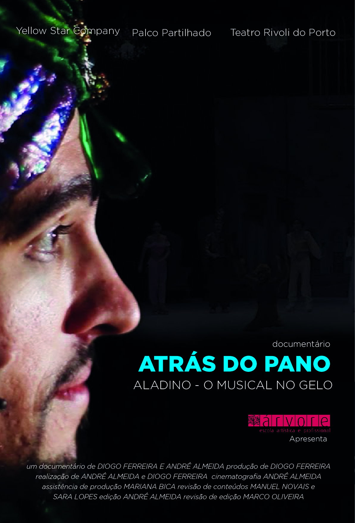 Atr&aacute;s do pano - Aladino o musical no gelo