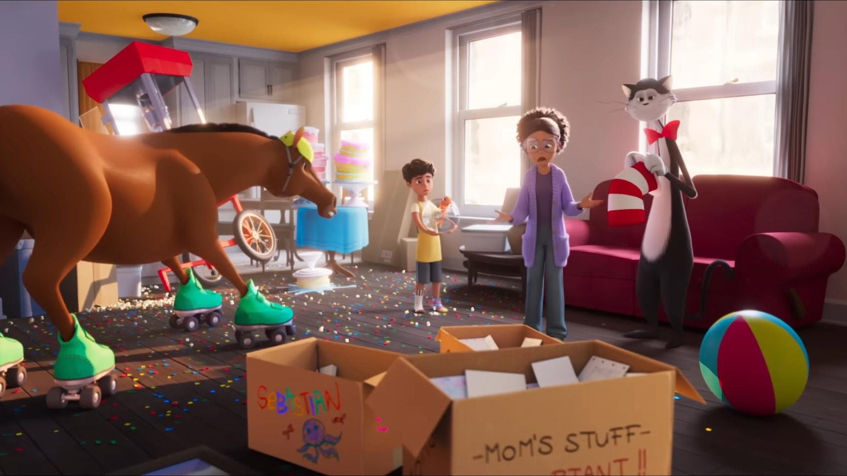 The Cat in the Hat backdrop