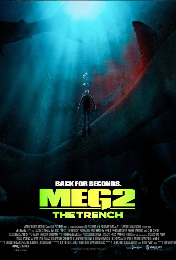 Meg 2 The Trench 2023 Posters The Movie Database TMDB 