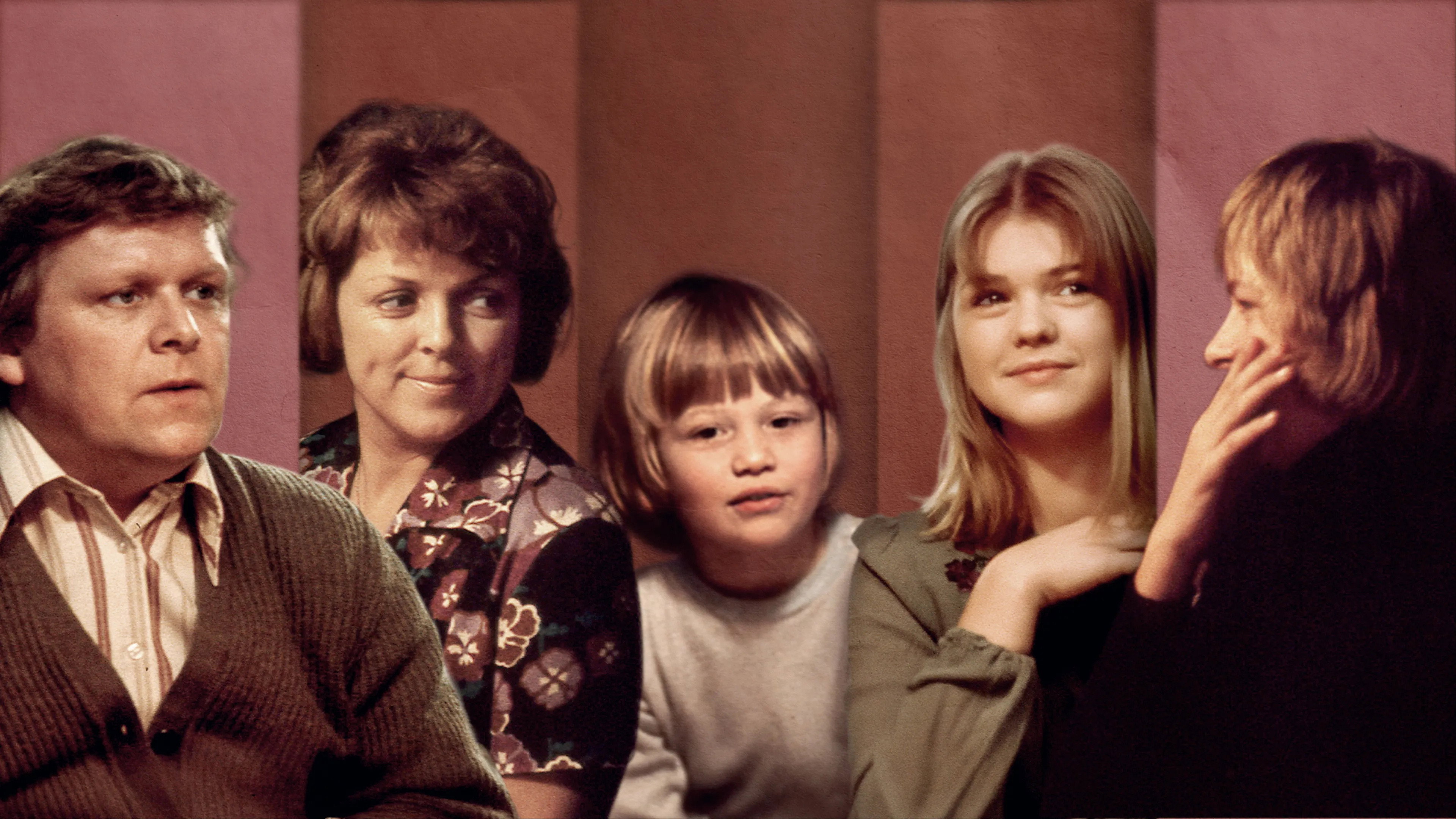 John, Alice, Peter, Susanne og lille Verner