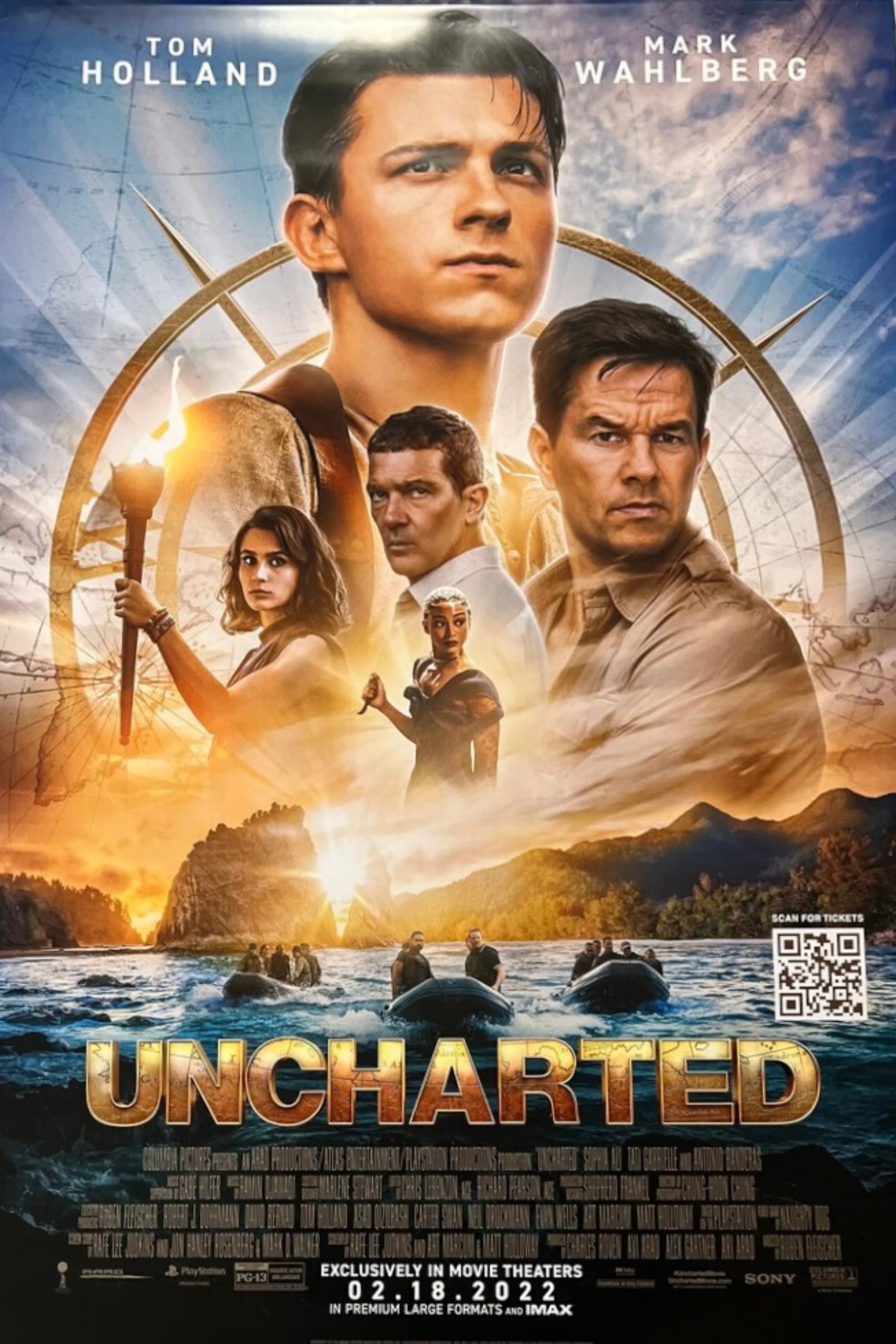 Uncharted Movie poster