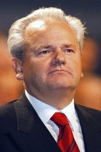 et billede af Slobodan Milošević