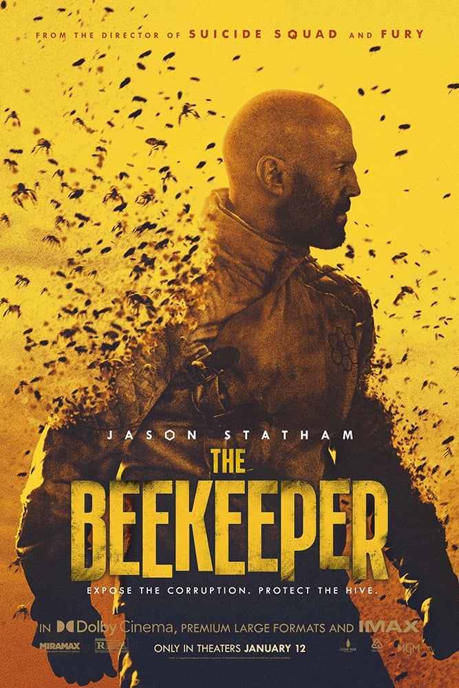 One man’s campaign for vengeance takes on national stakes after he is revealed to be a former operative of a powerful and clandestine organization known as Beekeepers.
قصة رجل يقود حملة من أجل الانتقام، فتأخذ طابع المصالح الوطنية بعد أكتشفوا أنه عميل سابق في منظمة خطيرة تسمى(بيي كيبرز).