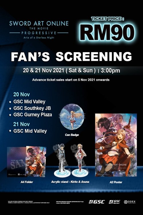 Sword Art Online the Movie – Progressive – Aria of a Starless Night
