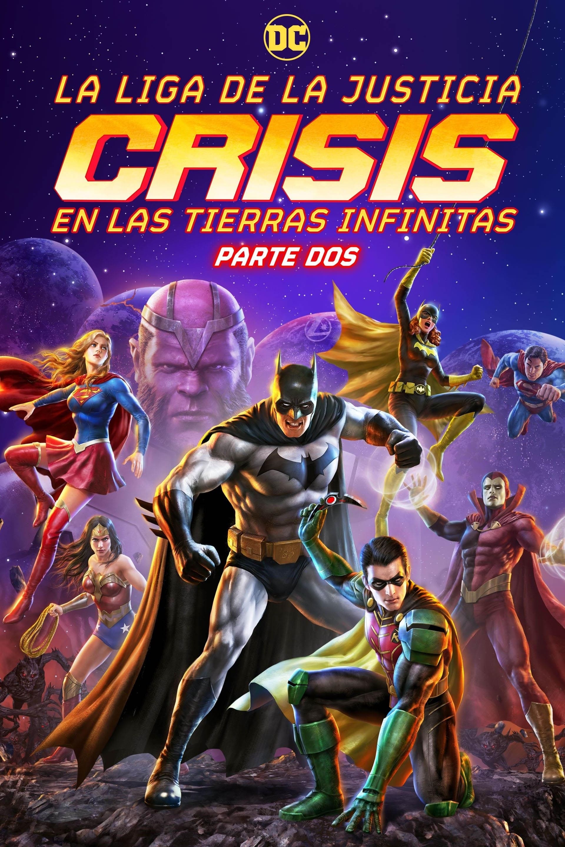 Poster de Liga de la Justicia: Crisis en Tierras Infinitas - Parte 2