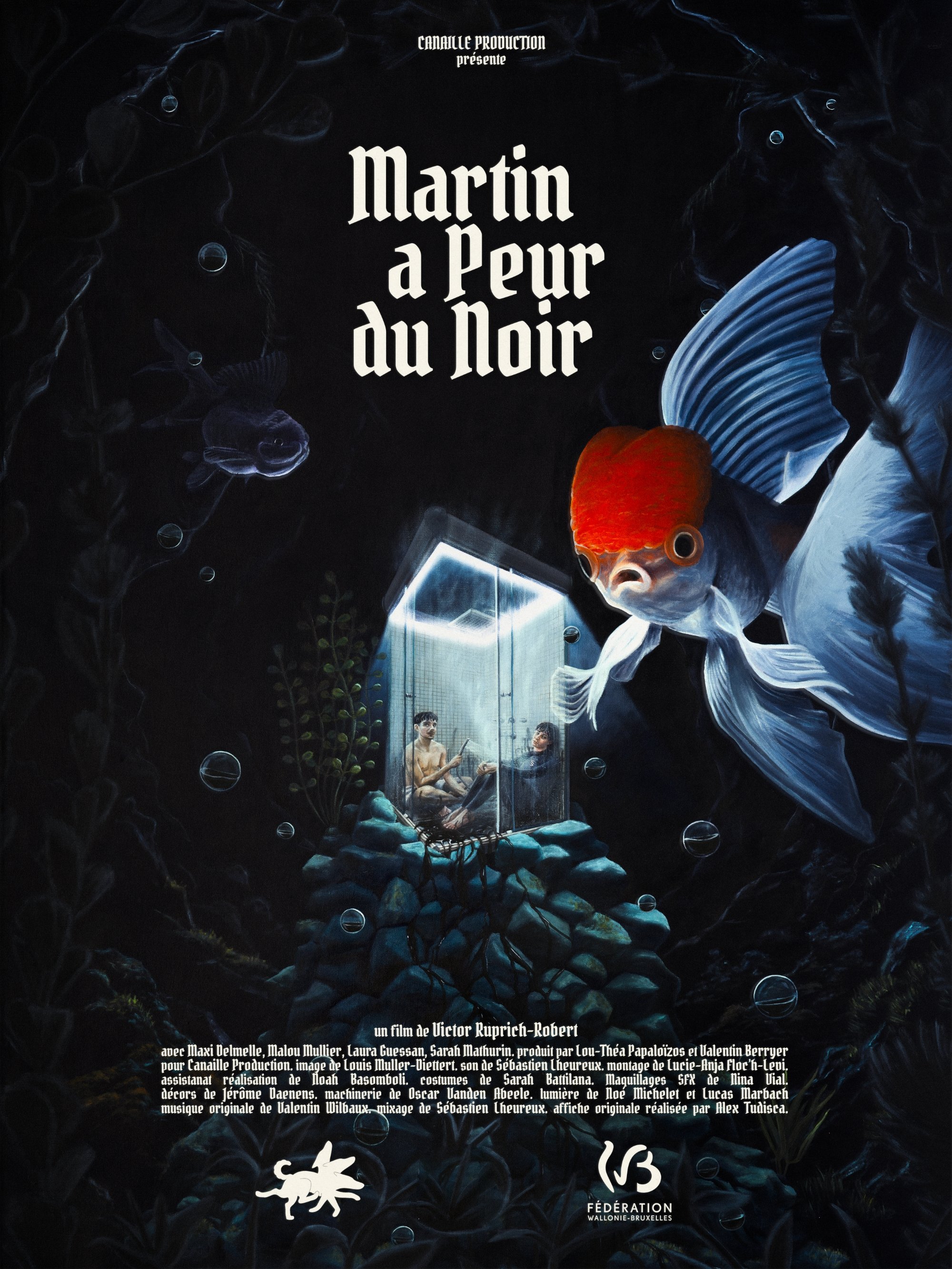Martin is afraid of the dark