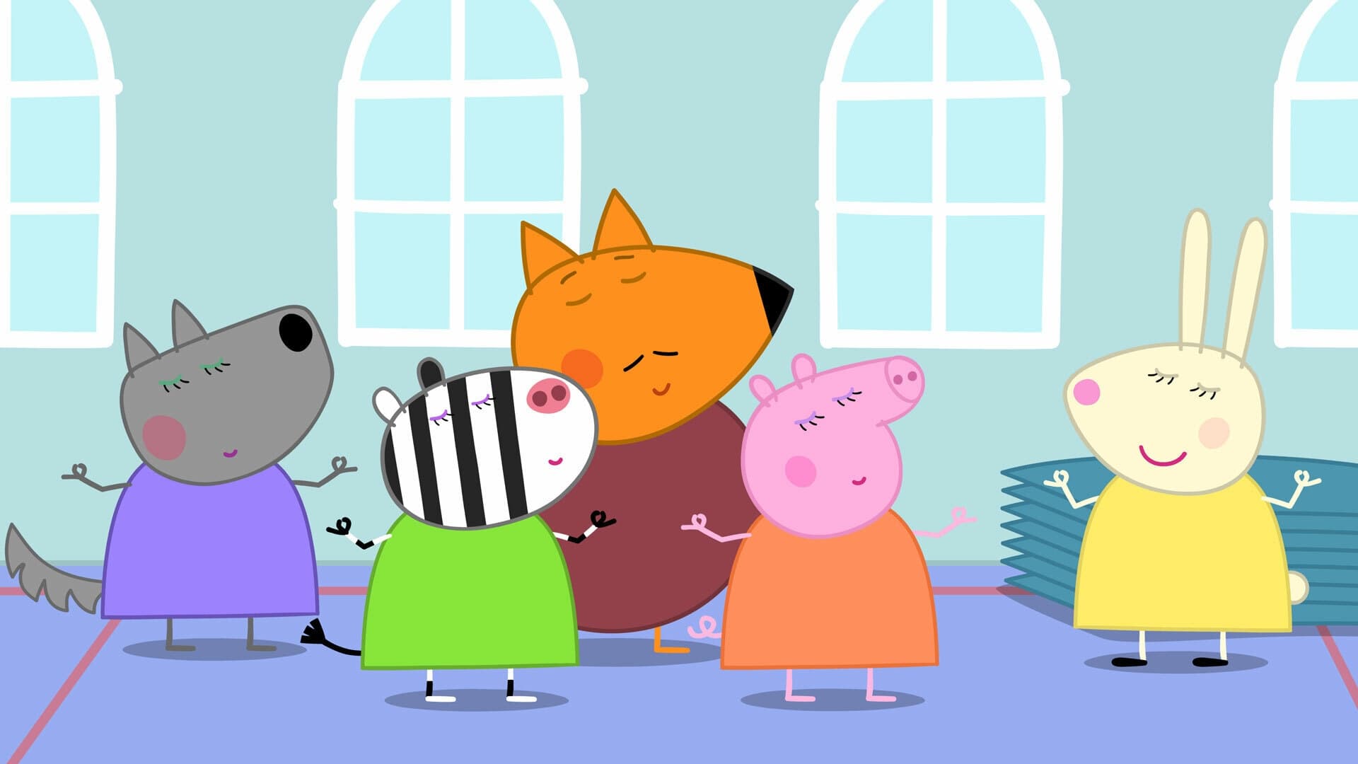 Peppa Pig Season 6 :Episode 5  Miss Rabbit's Relaxation Class