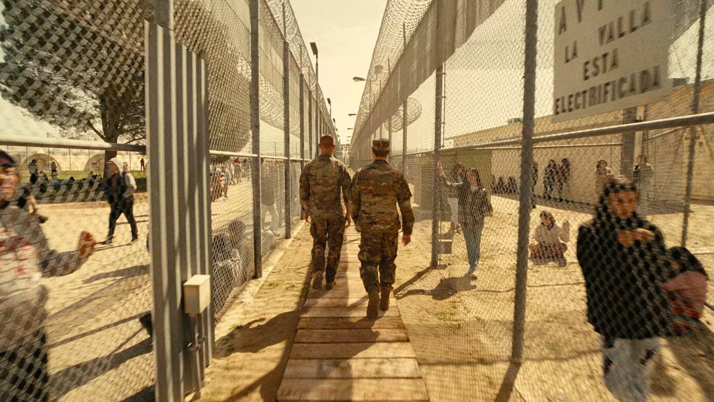 One Battle After Another backdrop