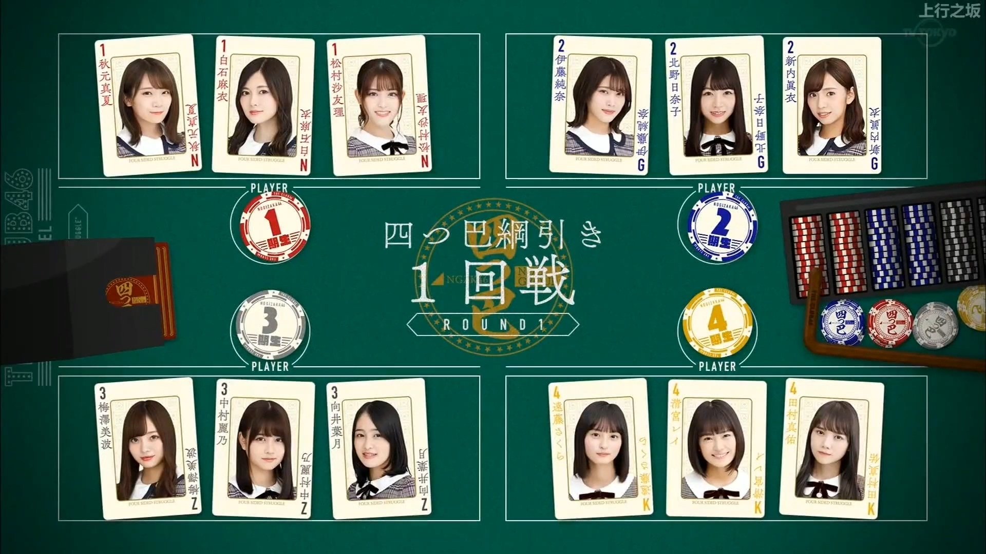 Nogizaka's Four-Way Fall Battle Part 1