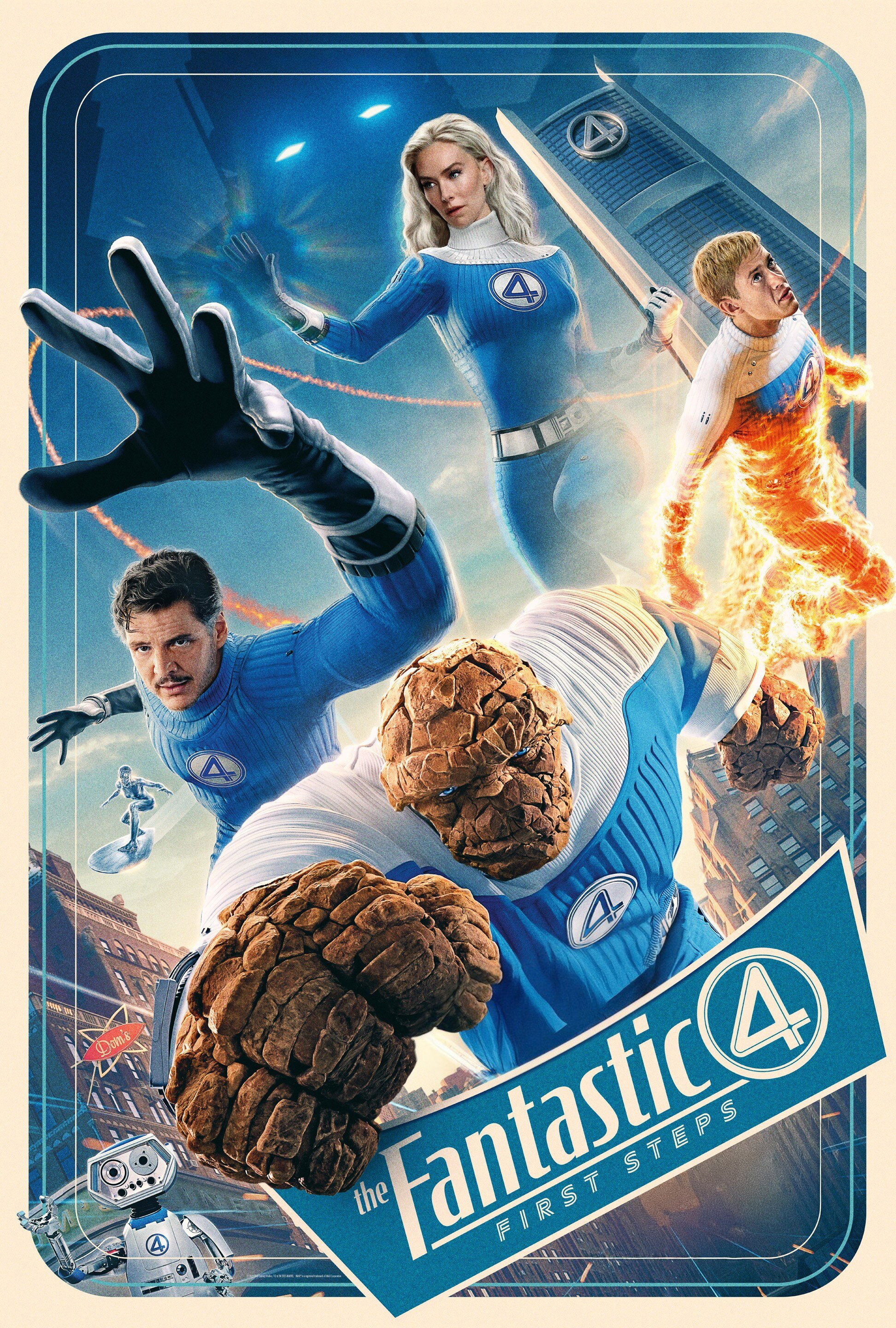 The Fantastic Four: First Steps (2025) poster