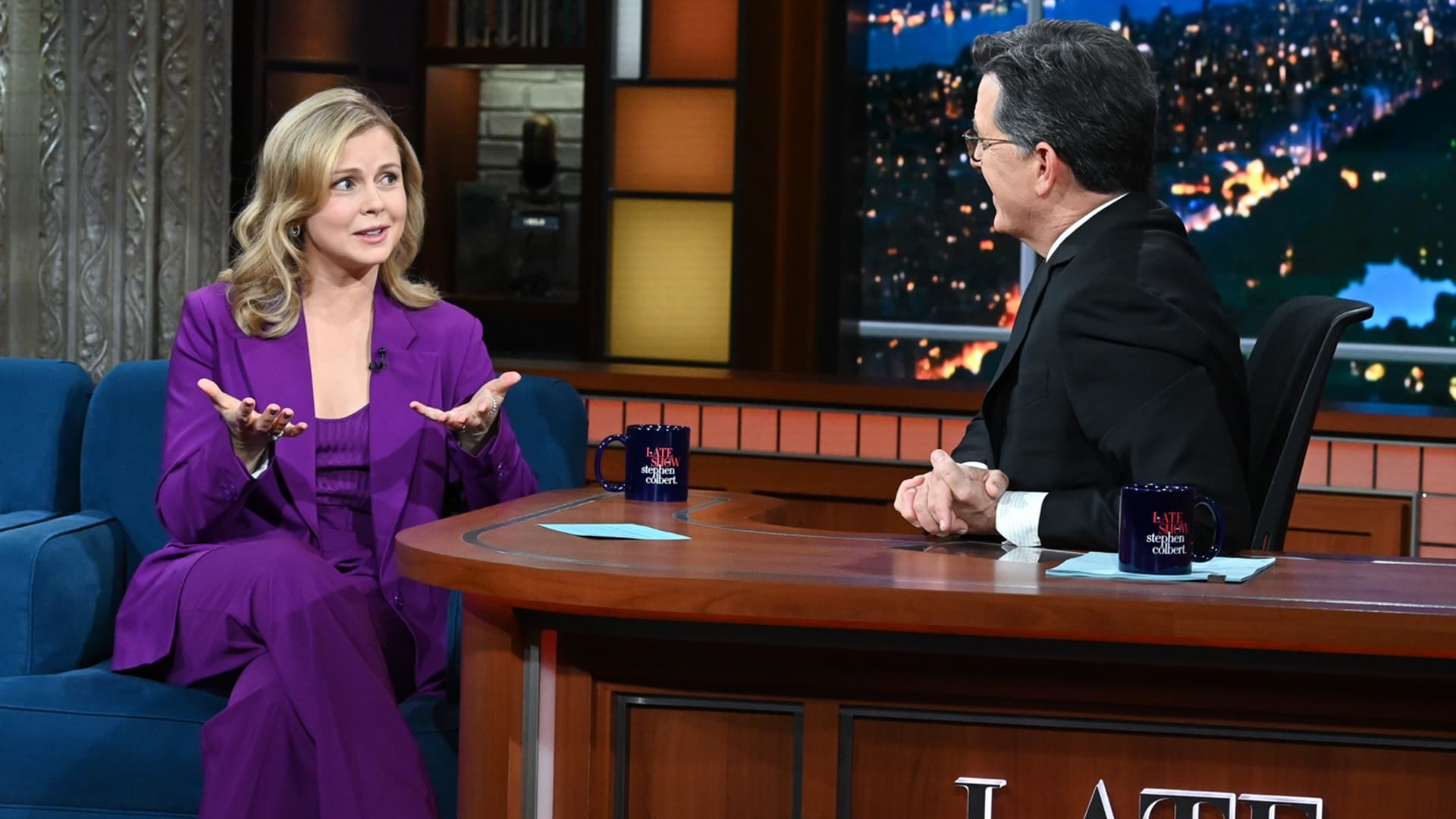 The Late Show with Stephen Colbert Season 8 :Episode 33  Rose McIver