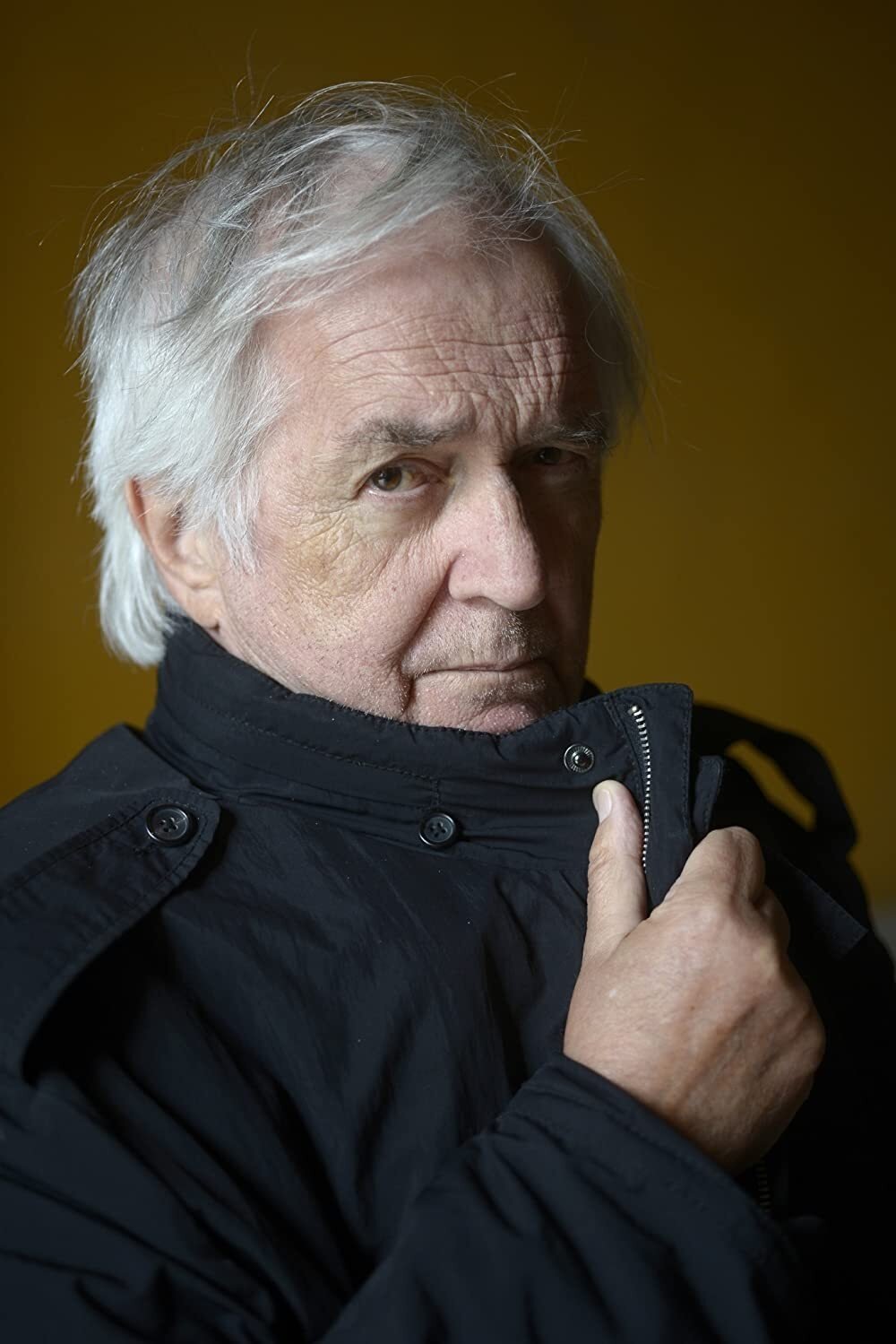 et billede af Henning Mankell